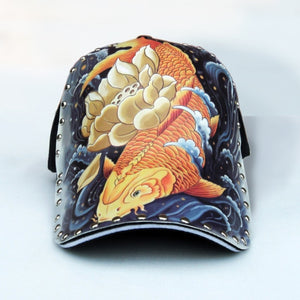 Original 3D Printing Chinese Style Dragon Baseball Cap
